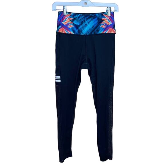 PINK VS Ultimate Tropical Sheer Leggings Small - Picture 1 of 11